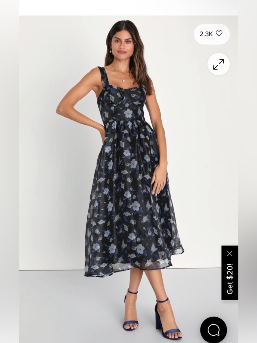 Lulus Black Tulle Women's Dress - Size M